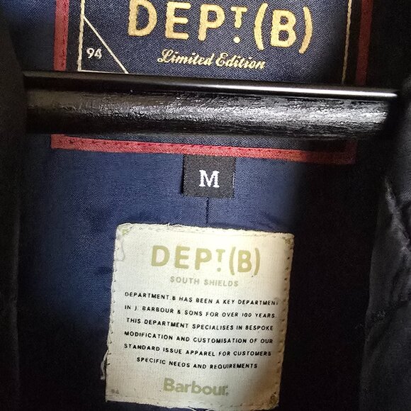 BARBOUR (M) Dept B jacket - Picture 9 of 11